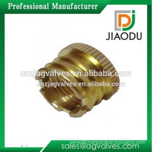 forged precision brass thread knurling cap nuts